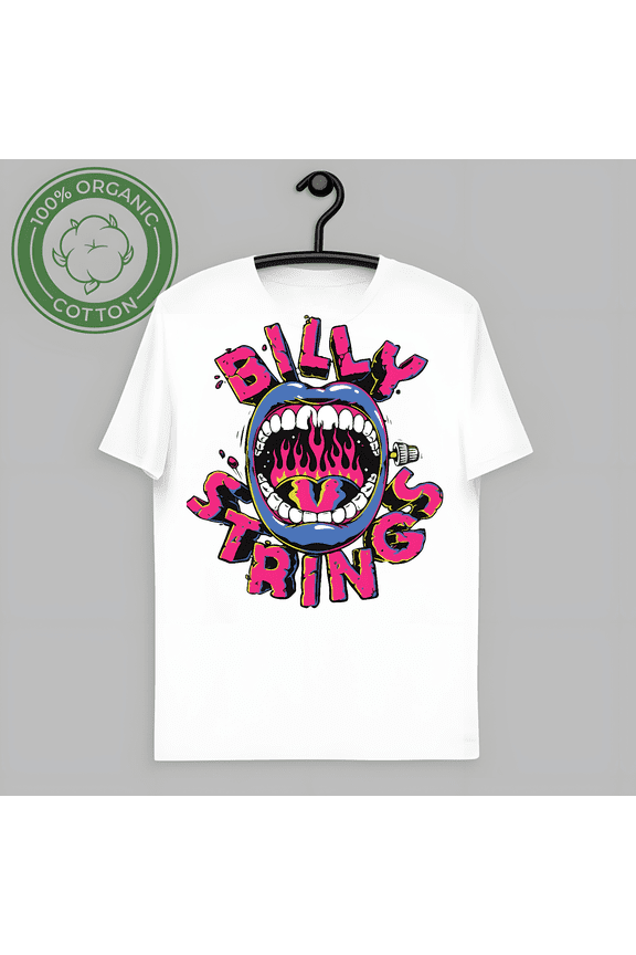 Vintage Billy strings T-Shirt Short Sleeve All Sizes S to 5 XL T01-TH65651