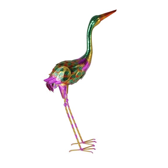 Vintage Bird Figurine Ornaments Sculpture Outdoor Decoration Iron Art Piece For Courtyards Garden Display