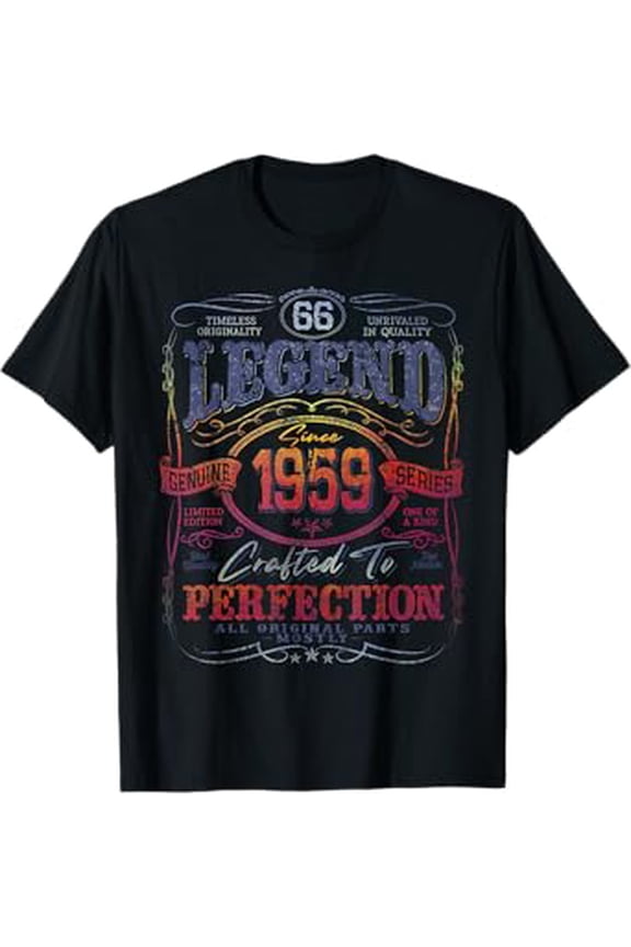 Vintage Birthday Gifts 1959 Limited Edition Shirt 66 Year Old 66Th Birthday Hot Trending T-Shirt Unisex S To 5Xl