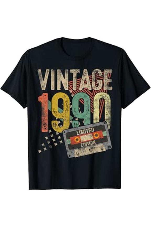 Vintage Birthday Gifts 1990 Limited Edition 31 Year Old Gift 31St Birthday Hot Trending Vintage T-Shirt Unisex S To 5Xl