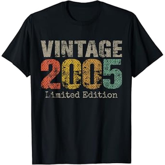 Vintage Birthday Gifts 2005 Limited Edition 16Th Birthday 16 Year Old Hot Trending T-Shirt Unisex S To 5Xl