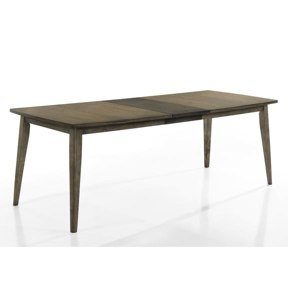 Vintage Bistro Dining Table | Split Table Top for Easy Extension | Crafted from Solid Wood and MDF | Handles Big Family Meals