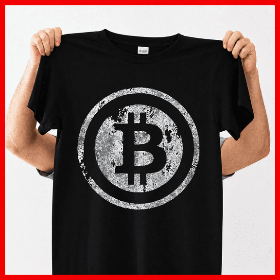 Vintage Bitcoin Cryptocurrency BTC Digital Currency Unisex T-ShirtPlus Size S–5XL Available