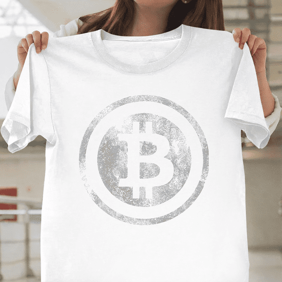 Vintage Bitcoin Cryptocurrency Digital Currency BTC Unisex T-Shirt, up to size 3XL.