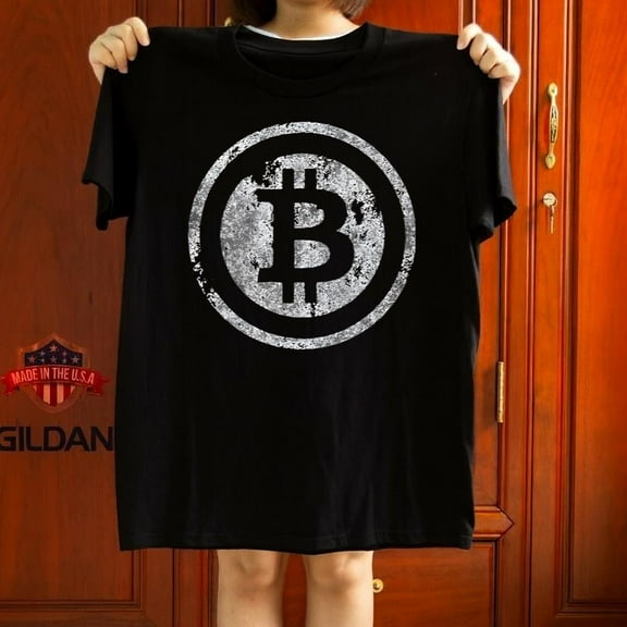 Vintage Bitcoin Cryptocurrency Graphic Design Style Retro Digital Graphic,for unisex up to 5XL