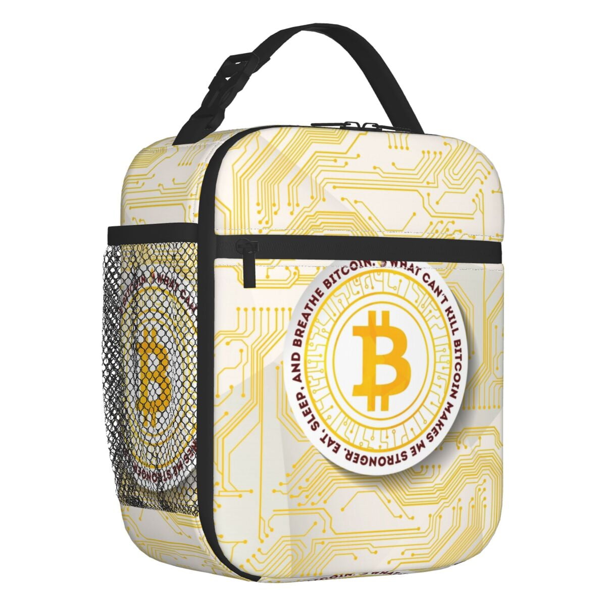 Vintage Bitcoin Logo Insulated Lunch Tote Bag Women Digital Currency  Resuable Cooler Thermal Food Lunch Box Work Travel - Walmart.com