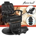 thumbnail image 1 of Vintage Black All Purpose Hydraulic Barber Chair Heavy Duty Reclining Salon Beauty Spa Styling, 1 of 17