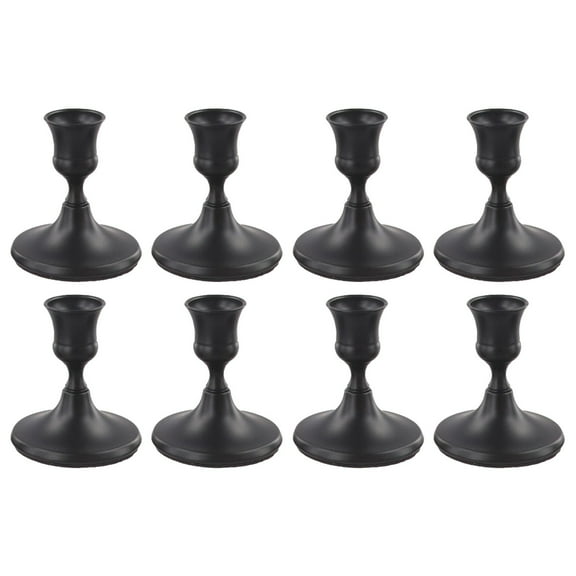 Vintage Black Candlesticks For Home Decoration And Special Events Create A Warm Atmosphere With Sets Of 4 8 Or 12