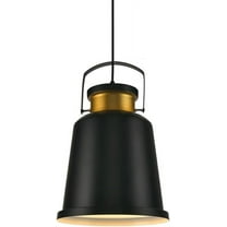 Vintage Black Gold Metal Pendant Lighting for Kitchen Island, Retro Industrial Style Pendant Light Fixture, Rustic Farmhouse Pendant Lamp, American Pendant Light for Dining Room Shop Over Table