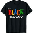 thumbnail image 1 of Vintage Black History Month Shirt Fist Women Men Shirt T-Shirt, 1 of 4