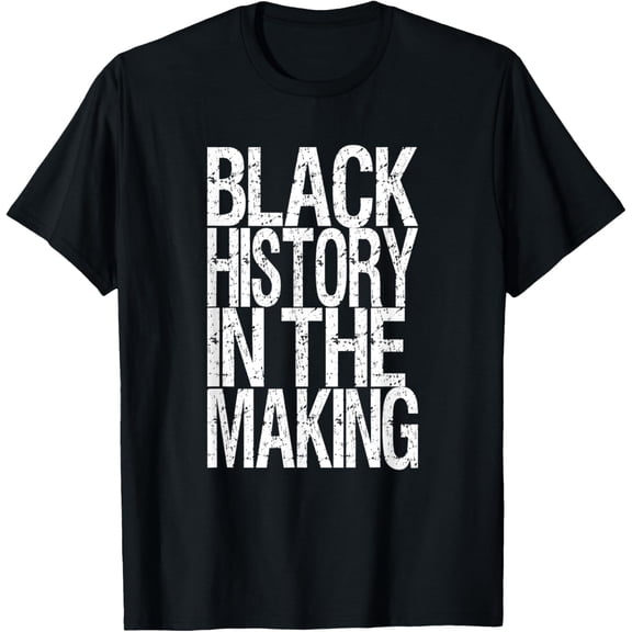 Vintage Black History T-Shirt Black History In The Making T-Shirt Tops Tee