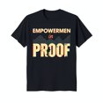 thumbnail image 1 of Vintage Black T-Shirt with Bold Empowerment in Proof Graphic Design, 1 of 5