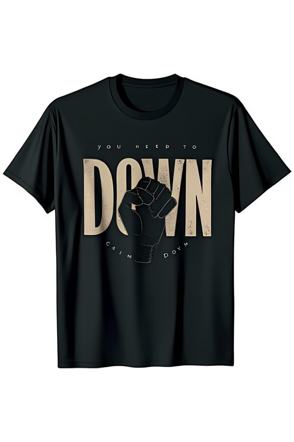 Bold Black T-Shirt with Large Pink Bow and Print Design Statement Piece