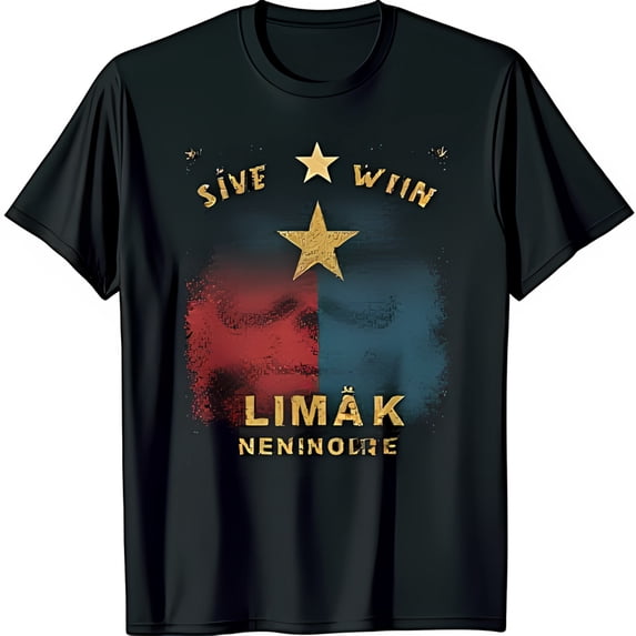 Vintage Black T-Shirt with LIMAK NENINOLIE Design
