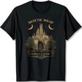 thumbnail image 1 of Vintage Black T-Shirt with Majestic Castle Design & 'Sayetie Mead' Text, 1 of 5