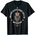 thumbnail image 1 of Vintage Black T-Shirt with Ornate Acoustic Design & Aged Text, 1 of 5