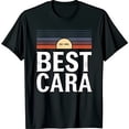 thumbnail image 1 of Vintage Black T-Shirt with Retro Sunset Graphic & Best Cara Design Est 1992, 1 of 5