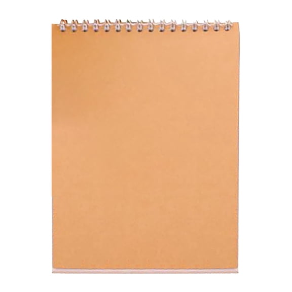 Vintage Blank Loose-Leaf Sketchbook, Detachable Ring Binder Drawing Journal, Thick Blank Unlined Paper Notebook for Sketching, Doodling & Writing
