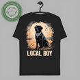 thumbnail image 1 of Vintage Bleached Local Boy Funny Dog Meme Black Lab Hunting Dog Graphic Shirt Hoodie Sweater-TH65333, 1 of 2