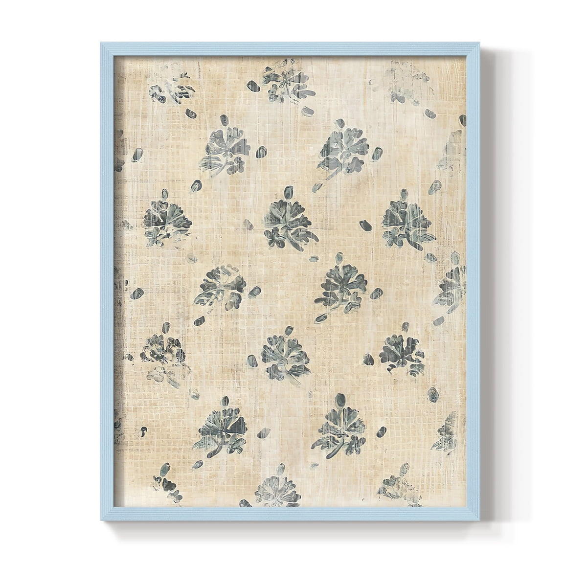 Vintage Blockprint II in Paper Solid Wood 8 x 10 Framed Print