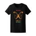 thumbnail image 1 of Vintage Blossom Like A Butterfly T-Shirt Women -Image by Shutterstock, Female Large, 1 of 2