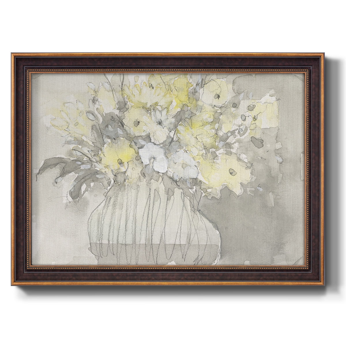 Vintage Blossoms I Premium Framed Canvas- Ready to Hang