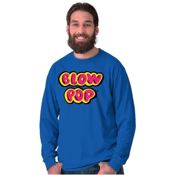 Vintage Blow Pop Cute Bubblegum Candy Long Sleeve TShirt Men Women Brisco Brands M