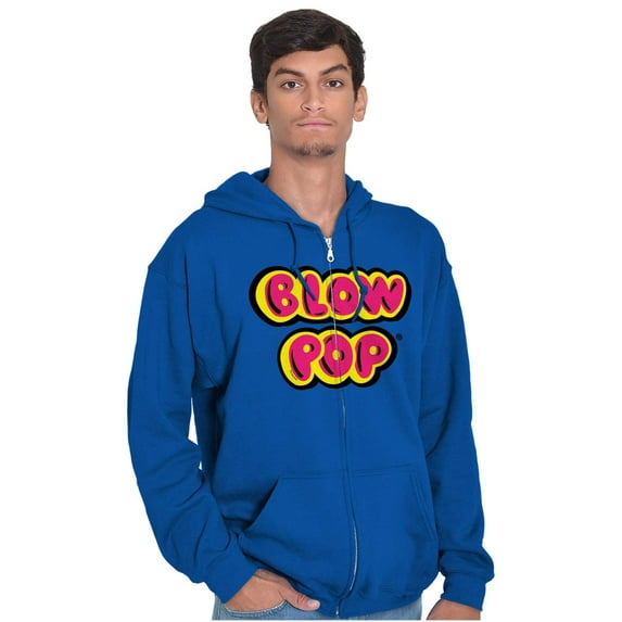 Vintage Blow Pop Cute Bubblegum Candy Zip Up Hoodie Men's Women's Brisco Brands M