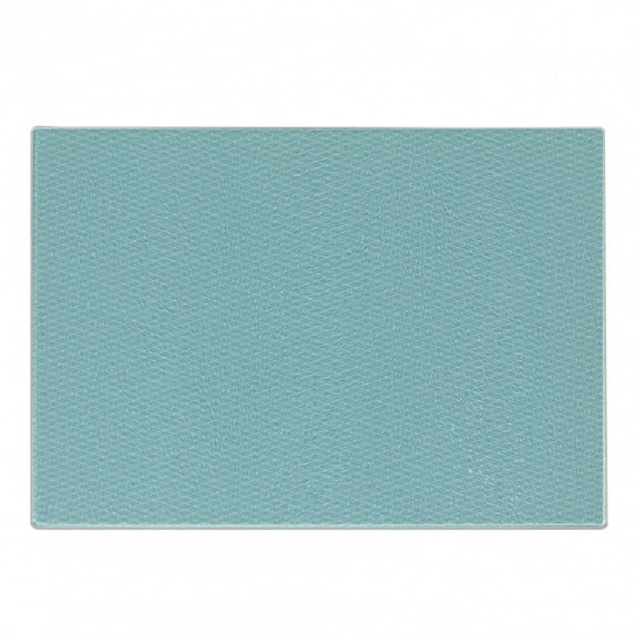 Vintage Blue Cutting Board, Classical Argyle Pattern Striped Checkered Traditional Old Fashioned, Decorative Tempered Glass Cutting and Serving Board, in 3 Sizes, by Ambesonne