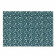 thumbnail image 1 of Vintage Blue Cutting Board, Middle Eastern Paisley Pattern Curvy Motifs with Floral Details, Decorative Tempered Glass Cutting and Serving Board, Small Size, Dark Blue Teal and White, by Ambesonne, 1 of 1