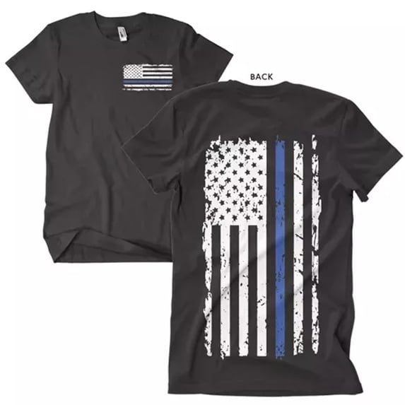 Fox Outdoor 63-4821S Vintage Blue Line Men's T-Shirt Black - S