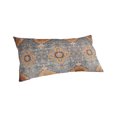 thumbnail image 1 of Vintage Blue Pillow Covers King Size, Ethnic Middle Century Geometric Abstract Soft Bed Throw Pillowcases Breathable Cooling Long Lumbar Body Pillow Sham Cover for Bed Sofa 20''x40'', 1 of 7