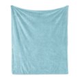 thumbnail image 1 of Vintage Blue Soft Flannel Fleece Blanket, Diagonally Aligned Circle Shapes with Geometric Inner Details Pattern, Cozy Plush for Indoor and Outdoor Use, 50" x 70", Baby Blue and White, by Ambesonne, 1 of 6