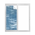thumbnail image 1 of Vintage Blue Window Privacy Film, Modern Abstract Art Ombre Static Cling UV Sun Blocking Tint Film Heat Control Windows Films for Bedroom Bathroom, Window Stickers 17.7"x39.3", 1 of 8
