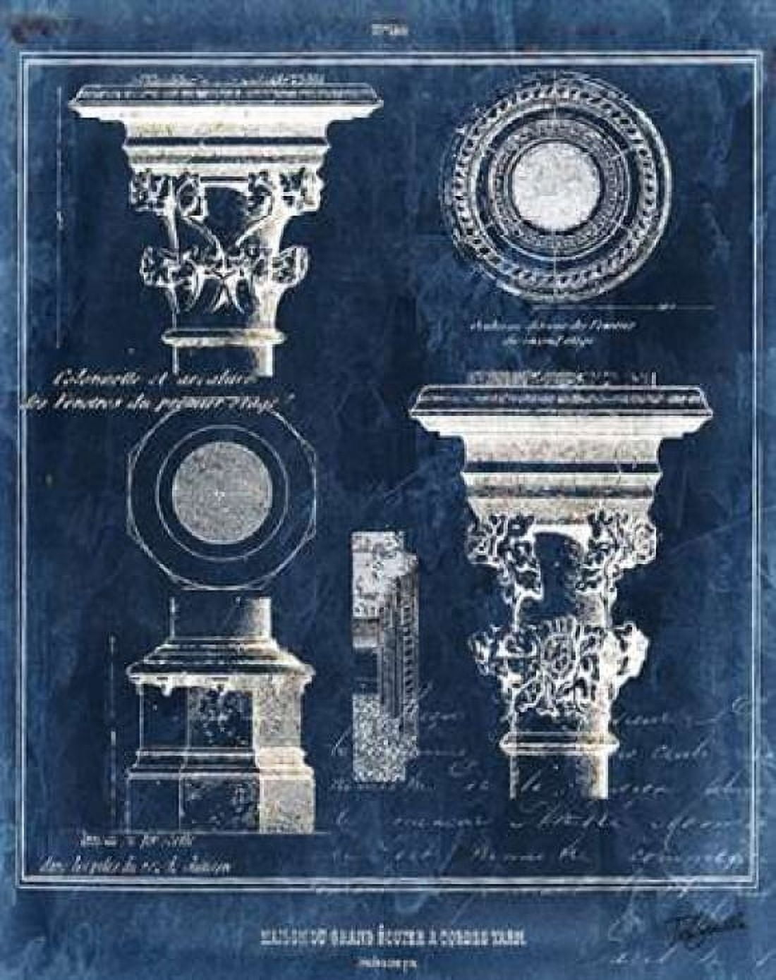 Vintage Blueprints I Canvas Art - Tre Sorelle Studios (22 x 28)