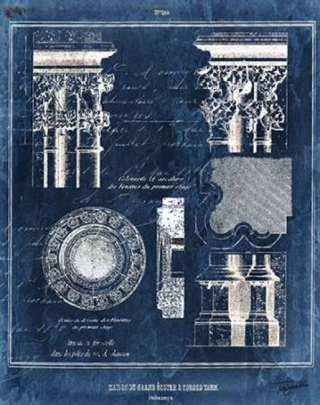 Vintage Blueprints II Canvas Art - Tre Sorelle Studios (22 x 28)