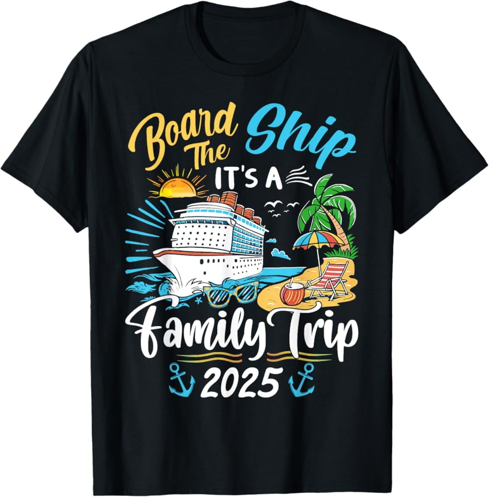 2025 Magical Cruise Family Vacation T-Shirt - Custom Trip Tee