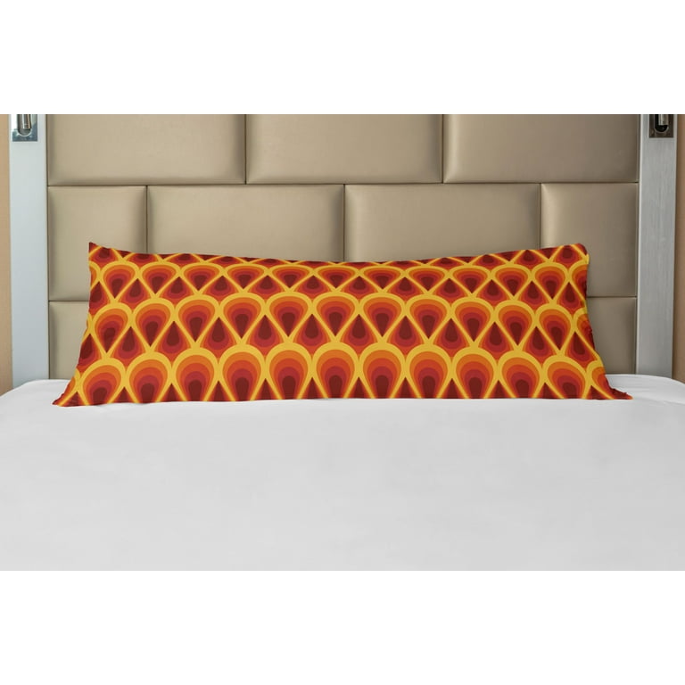 Dark orange pillow cases hot sale