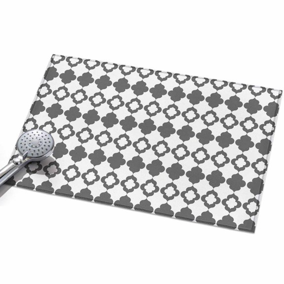 Vintage Bohemia Entryway Rug 2x3ft Washable Non Slip Bathroom Rug Indoor Floor Front Door Mat Abstract Geometric Art Simple Boho Dark Gray Rectangle Area Rugs Carpet for Kitchen Office Dining Room
