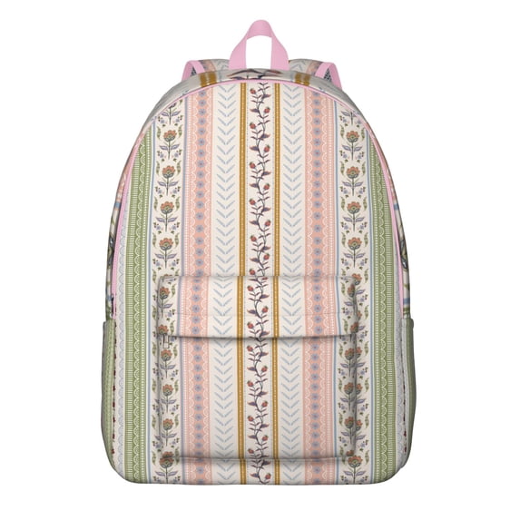 Vintage Bohemian Print Backpack for Teens, Unisex Boho Style Bookbag with Multiple Pockets, Large Capacity High School College Backpack for Students, Excellent Gift Choice