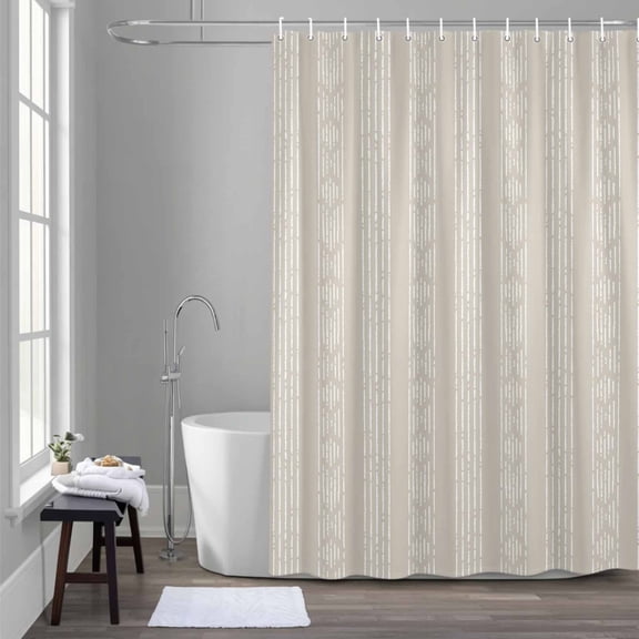 Vintage Bohemian Shower Curtain for Bathroom Decor, Farmhouse Tribe Art Waterproof Fabric Shower Curtain, 36"x72" Set with 12 Hooks