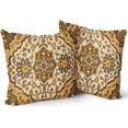 thumbnail image 1 of Vintage Bohemian Style Mustard Yellow Pillow Covers Set of 2 for Couch (20X20 Inch), 1 of 7