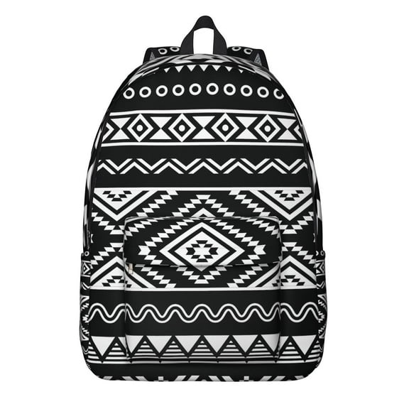 Vintage Boho Chic College Backpack for Girls, Lightweight Travel Laptop Bag with Multi Compartments, Earthy Aesthetic Style