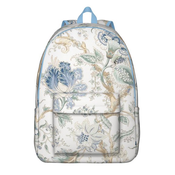 Vintage Boho Daisy Canvas Bookbag for Teens – Cute Yellow Flower Backpack for School, Commuting, Travel, and Outdoor Activities, Large Capacity Lightweight Design