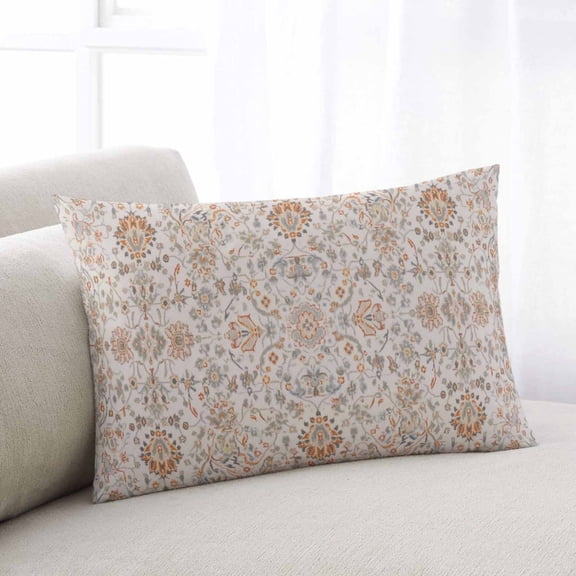 Vintage Boho King Size Pillow Cover, Pillowcase Protectors with Zipper, Breathable Decorative Throw Pillow Case Cover, Retro Southwestern Ethnic Mexican Floral Pillow Shams for Couch Sofa 20x36Inch