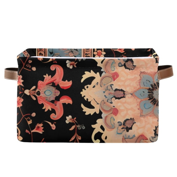 Vintage Boho Pattern Storage Bins Baskets With Handles Storage Box Clothes Organizer Organization Toys