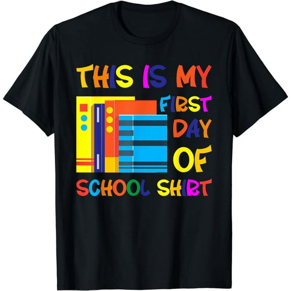 Vintage Book Happy First Day Of School Teacher Boys Girls T-Shirt