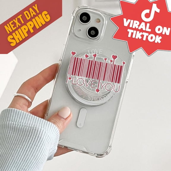 Vintage Book Lover MagSafe Phone Grip: Cute Ghost with Book Magnetic Phone Holder, Kawaii Gift for Holiday, Phone or E-reader Accessory Popgrip 007