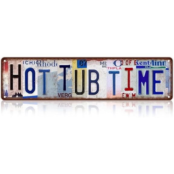 Vintage Book Nook Wall Decor Street Signs Bookshelf Metal Tin Signs 16 x 4 Inches Gift for Book Lover Reader Bookworm Book Room