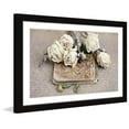thumbnail image 1 of "Vintage Book and Roses" Framed Painting Print, 1 of 6